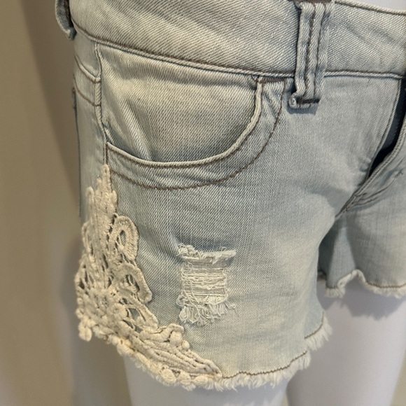 Mossimo Supply Co. Pants - Embroidered Denim Women Shorts